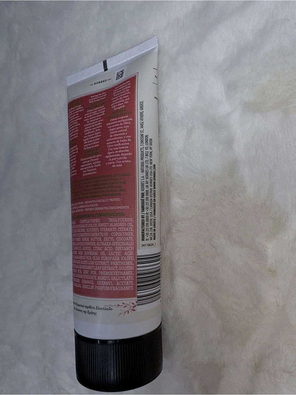 Korres Pure Greek Olive Honey Pear Body Cream